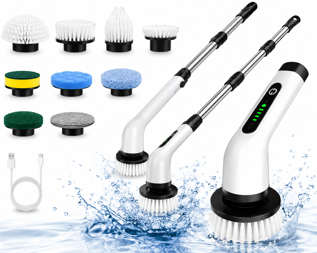 Cordless Electric Spin Scrubber